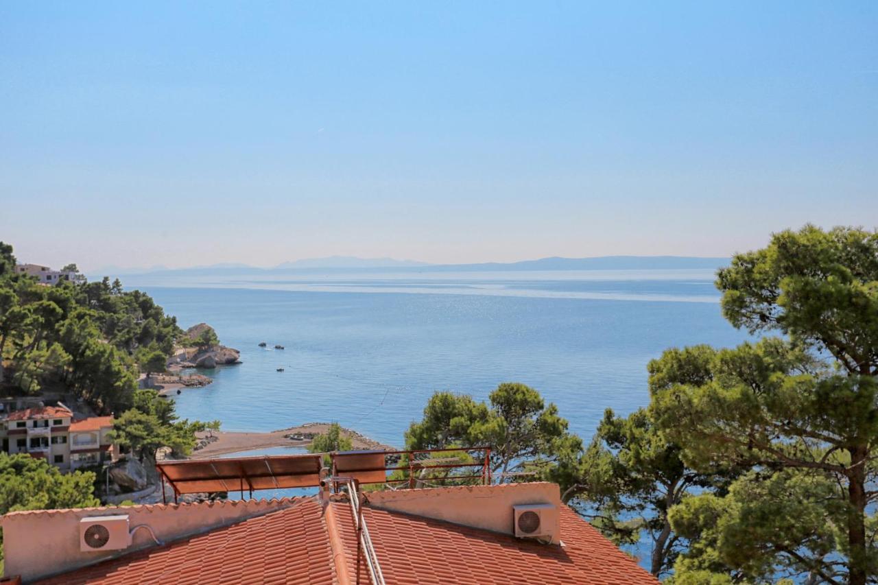 Apartments By The Sea Brela, Makarska - 6688 Exteriör bild